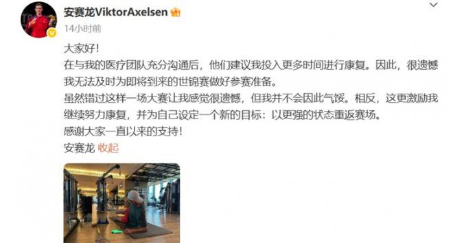 冠军安赛龙, 无缘去冲击, ws